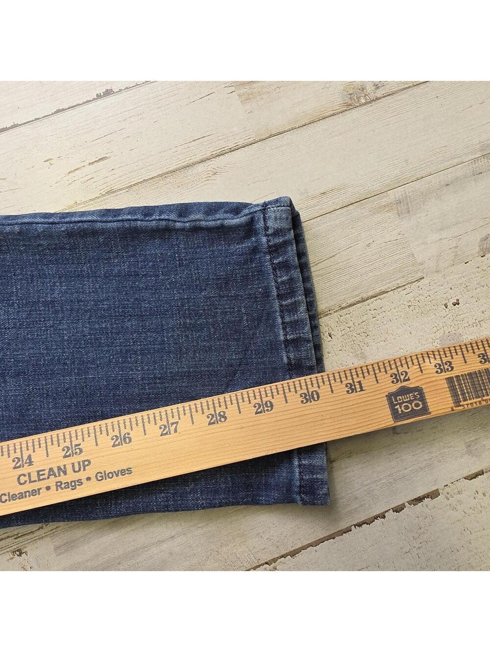 Wrangler Women's Straight Leg Western Denim Stretch Jeans 9/10x32 Fits 29x30.5 - Picture 9 of 10